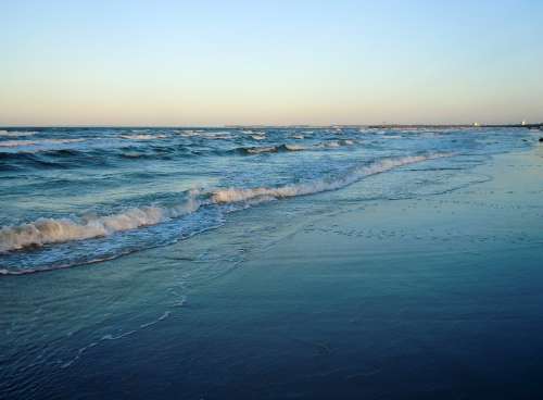 Beach Sea Horizon Wave