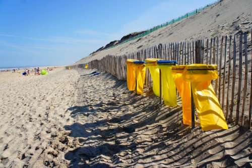 Beach Fence Dune Waste Collector
