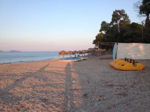 Beach Sunlight Seashore Coast Vacation Sand