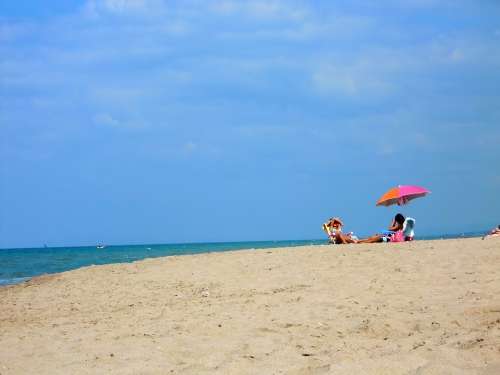 Beach Sea Sand Sun Girl Women Leisure Vacations