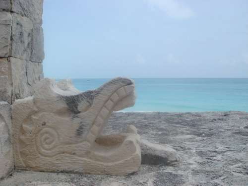 Beach Maya Prehispanic Symbol Symbols Glyph