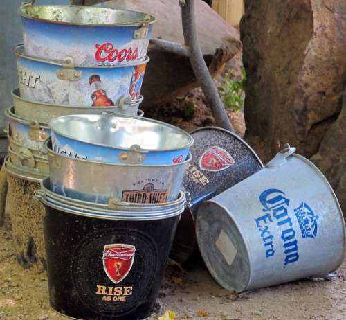 Beer Buckets Beer Cans Beverage Cooler Container