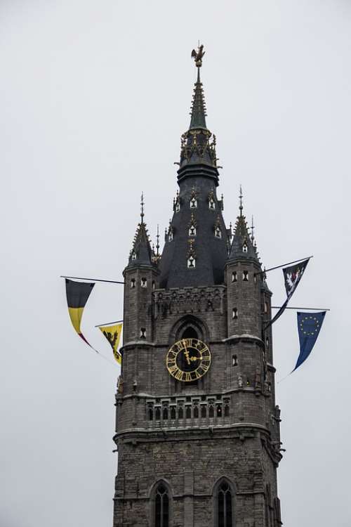 Belfry Of Ghent Belfry Tower Church Church Tower