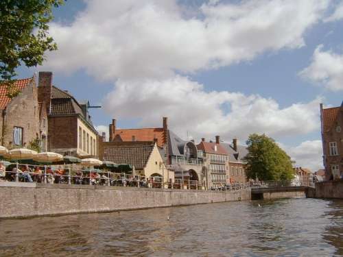 Belgium City River Europe Riverside