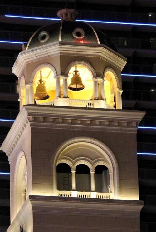 Bell Tower Night Towers Building Architecture