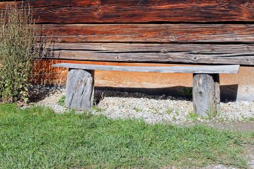 Bench Wooden Bench Bank Nature Out Sit Click