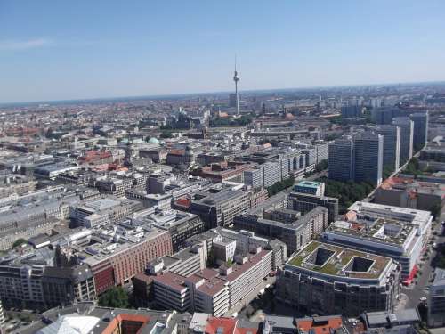 Berlin Landmark Tv Tower Outlook City Vision