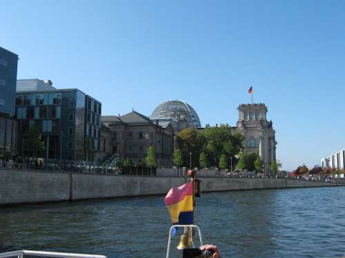 Berlin City River Government District Spree