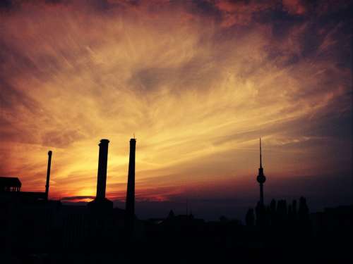 Berlin City Architecture Building Germany Skyline