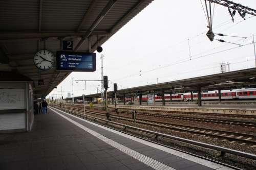 Berlin Station Metro Transport Train Railway