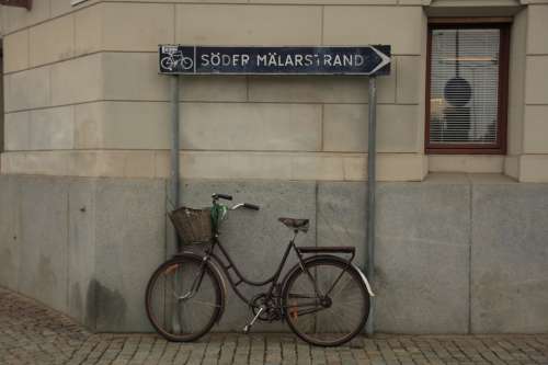 Bicycle City Stockholm Urban Landscape
