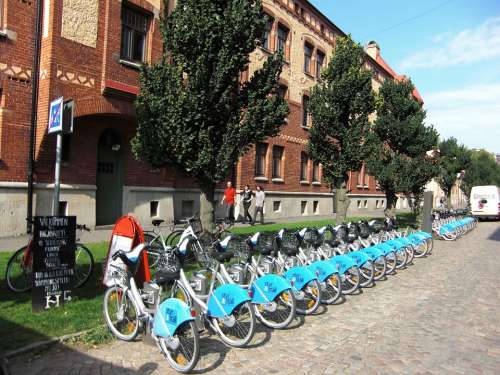 Bicycle Rental Bicycles Bike Station City Bikes