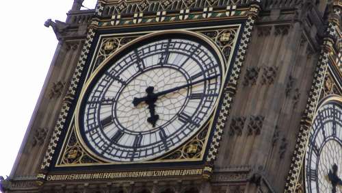 Big Ben Clock Time London Historic Building
