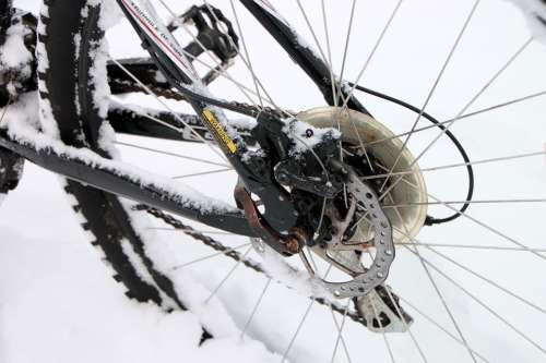 Bike Cold Cycling Mountain Riding Snow Tyres