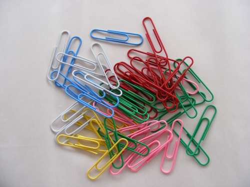 Binder Clips Colored Multi Office Paper