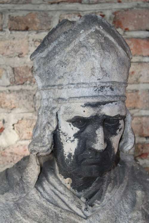 Bischofsmütze Bishop Holy Pastor Priest Statue