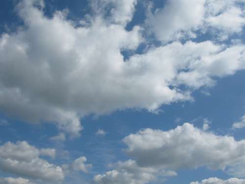 Blue Sky Clouds Clear Weather Heaven Meteorology