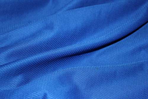 Blue Jersey Cloth Object Background Wallpaper