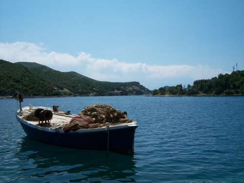Boat Sea Dubrovnik Croatia Water Coast Beautiful