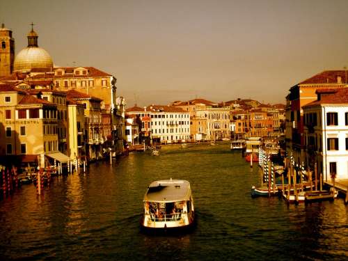 Boat Water Island Venice Veneto