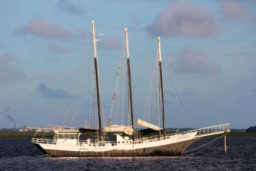 Boat Sail Water Nature Sky Ship