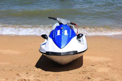 Boat Water Beach Vacation Sand Scooter Sea Speed