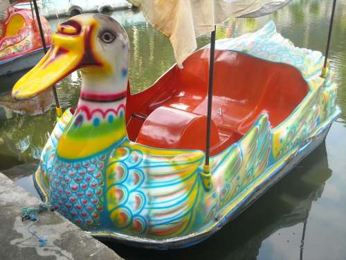 Boat Duck Water Bike Outdoor Fiber