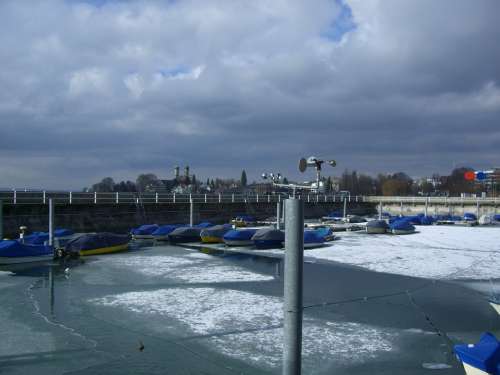 Boat Harbour Friedrichshafen Ice Boats A Dinamic