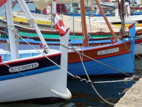 Boats Sailing Boat Fishing Boat St Tropez