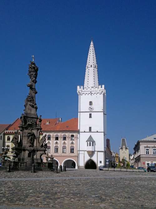 Bohemia Kadaň Town Hall White Square City