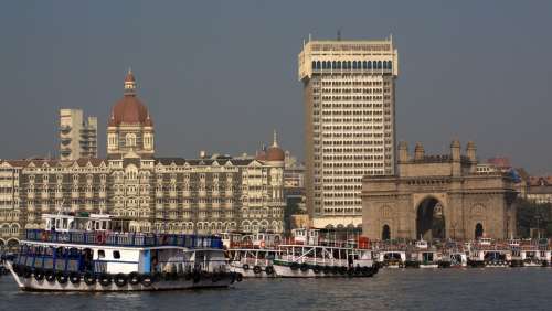 Bombay Mumbai Gateway Of India India Ocean Boats