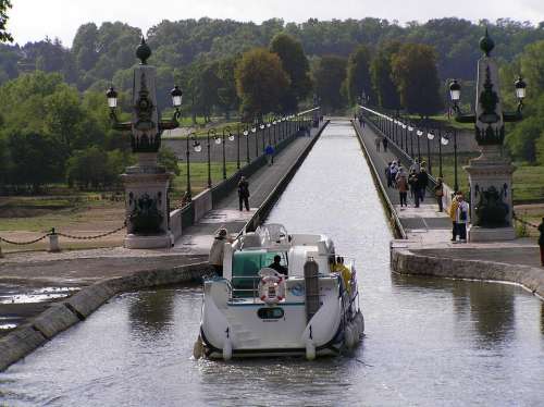 Boat Channel Ferry Transport Water Channel France