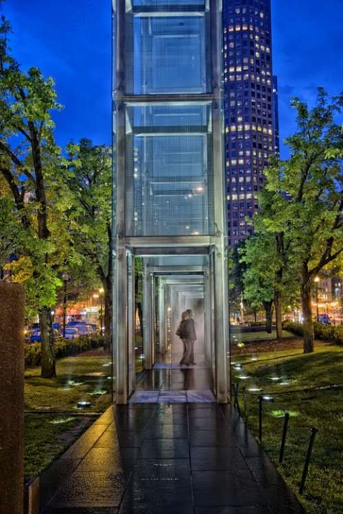 Boston Massachusetts Holocaust Memorial Downtown