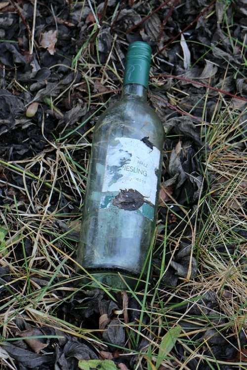 Bottle Bottles Glass Garbage Wine