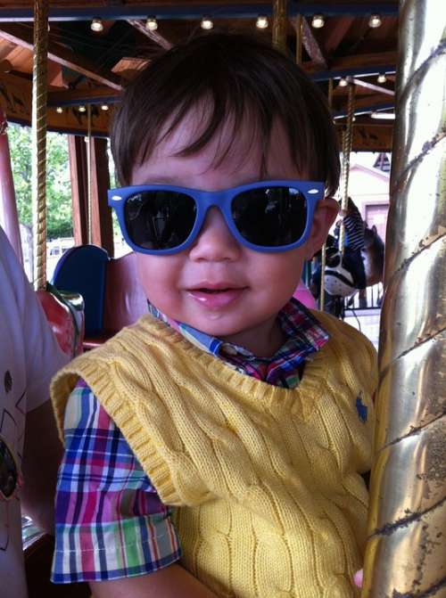 Boy Child Sunglasses Fashion Lifestyle Cute