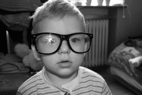 Boy Glasses Portrait