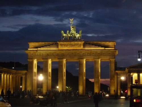 Brandenburg Gate Building Landmark Berlin