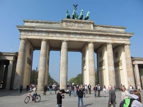 Brandenburg Gate Berlin Quadriga Building Landmark