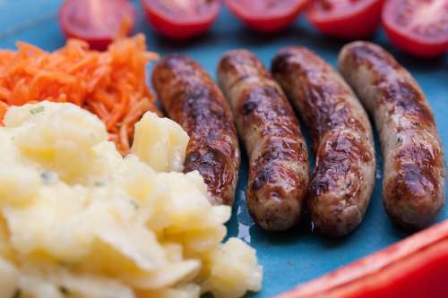 Bratwurst Sausage Grill Sausages Grill Sausage Meat