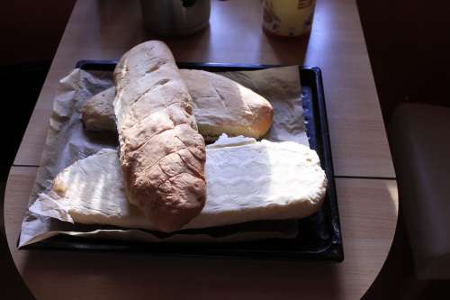 Bread Baked Loaf Of Bread Sheet