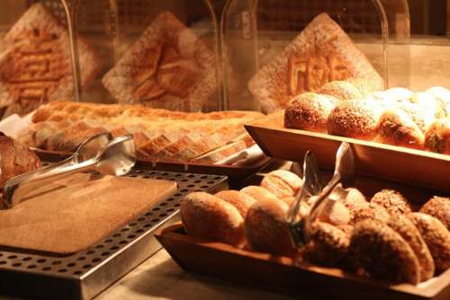 Bread Bakery Warm Ambience Background Loaf