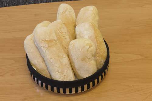 Breakfast Loaf Roll Food Eat Flour Bakery