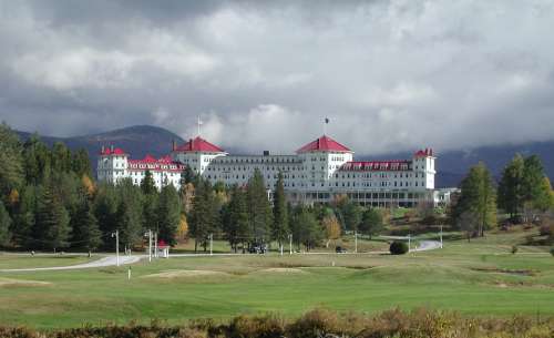 Bretton Woods Resort New Hampshire Cloudy Trees