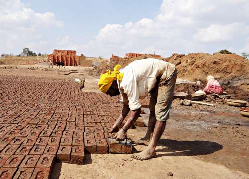 Brick-Laying Brick-Making Brick-Kiln Worker Dharwad