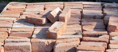 Bricks Brickwork Load New Construction Project