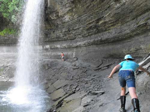 Bridal Veil Falls Waterfall Adventure Nature Summer
