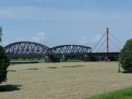Bridge Railway Bridge Arch Bridge Arch Rhine