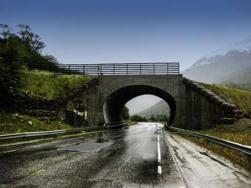 Bridge Architecture Argentina Moisture Rainy