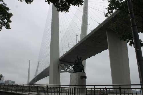 Bridge Vladivostok Street Architecture