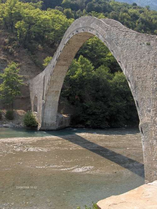 Bridge Nature River Stone Narrow Ancient Historic